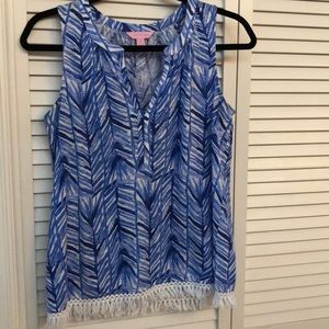 Lilly Pulitzer fringe tank